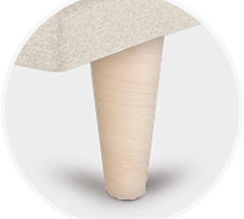 Pieds Sonpura Madera Cónica 25 cm