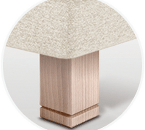 Pieds Sonpura Madera Cuadrada 15 cm