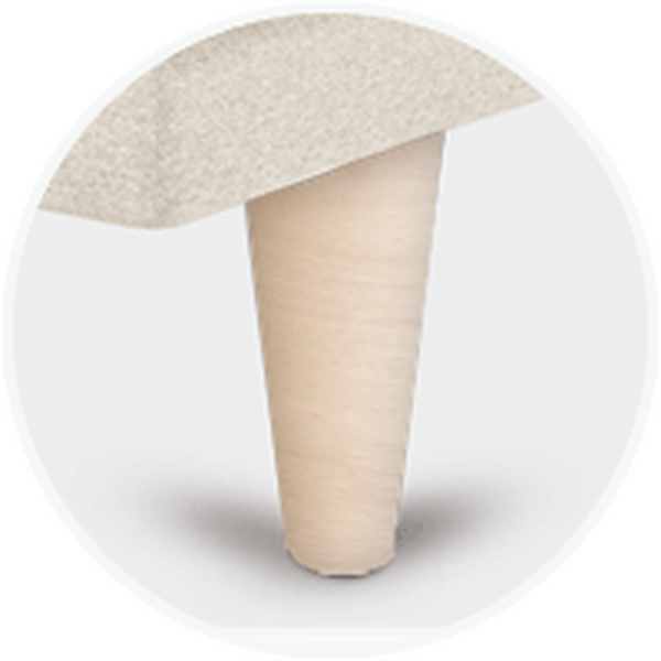 Pieds Sonpura Madera Cónica 25 cm