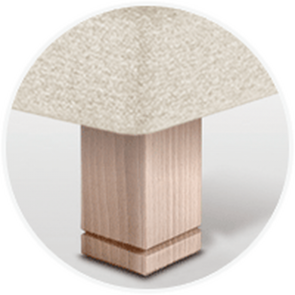Pieds Sonpura Madera Cuadrada 15 cm