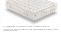Matelas à ressorts ensachés Smattex Chevalier Confort Top
